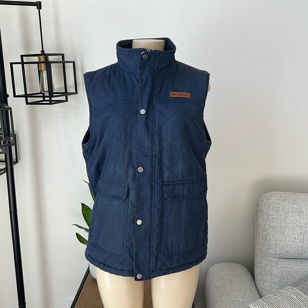 Columbia Quilted Fleece Lined Vest